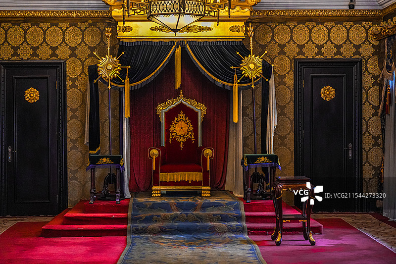 伪满皇宫 座椅 办公桌 伪满洲国 长春旅游 末代皇帝 溥仪图片素材