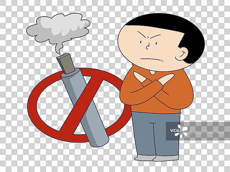 拒绝电子烟，禁止电子烟图片素材