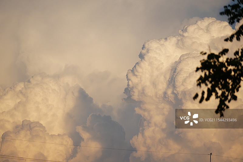 夏天的云图片素材
