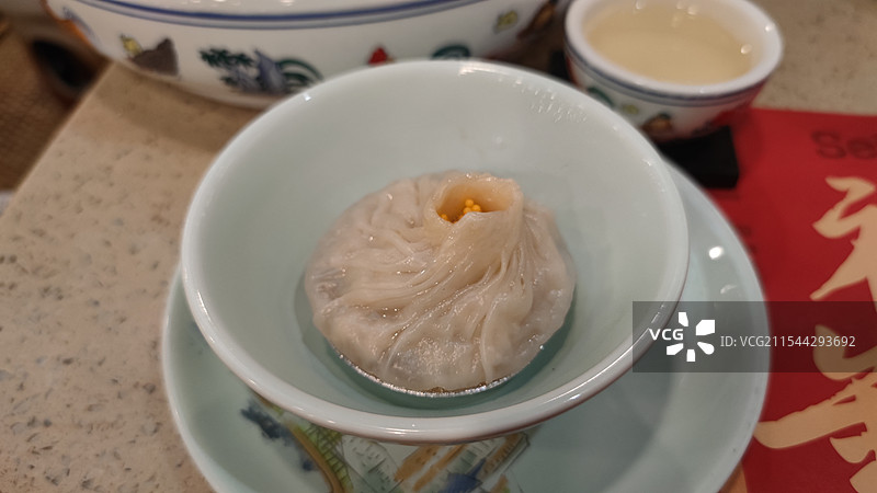 小吃水晶灌汤包特写图片素材