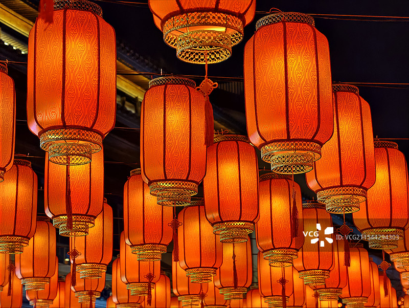 红灯笼特写镜头图片素材