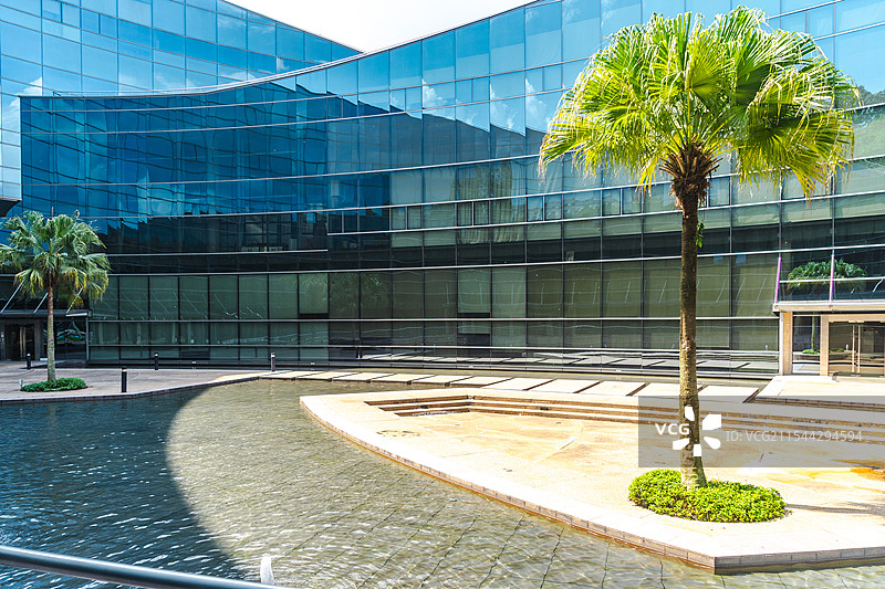 新加坡南洋理工大学艺术设计与媒体学院教学楼图片素材