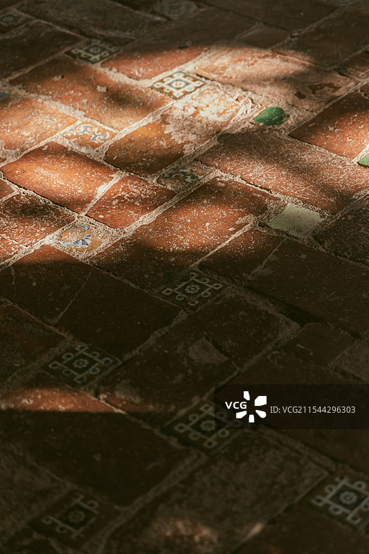 西班牙格拉纳达阿尔罕布拉宫地砖图片素材