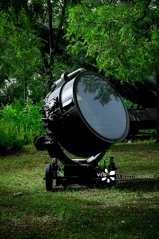 防空探照灯·航空博物馆图片素材