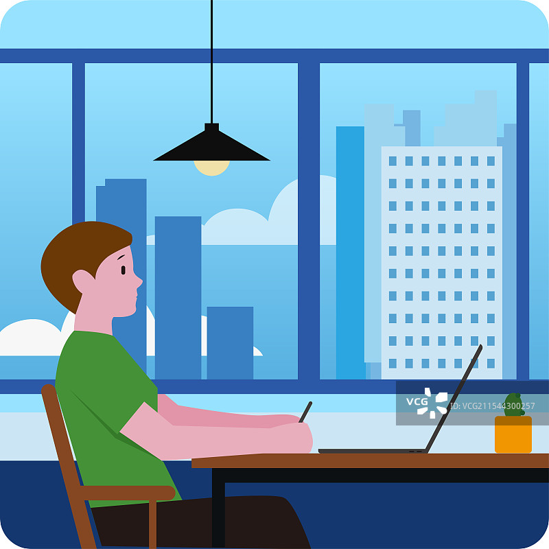 扁平商务插画图片素材