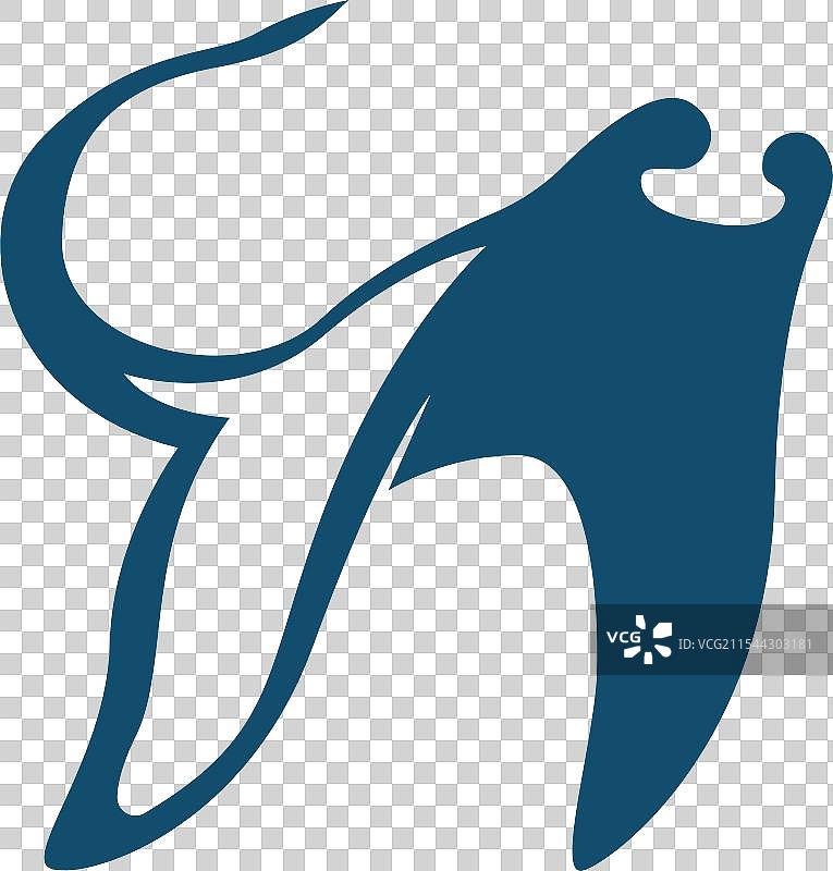 刺鳐图标标志设计图片素材