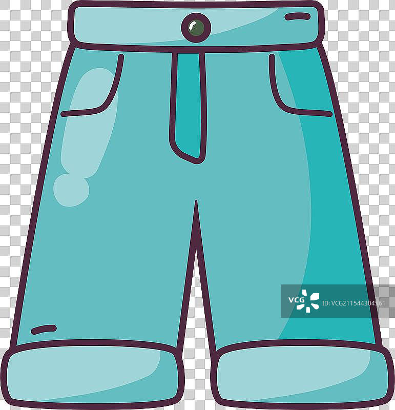 牛仔短裤夏季服装图片素材