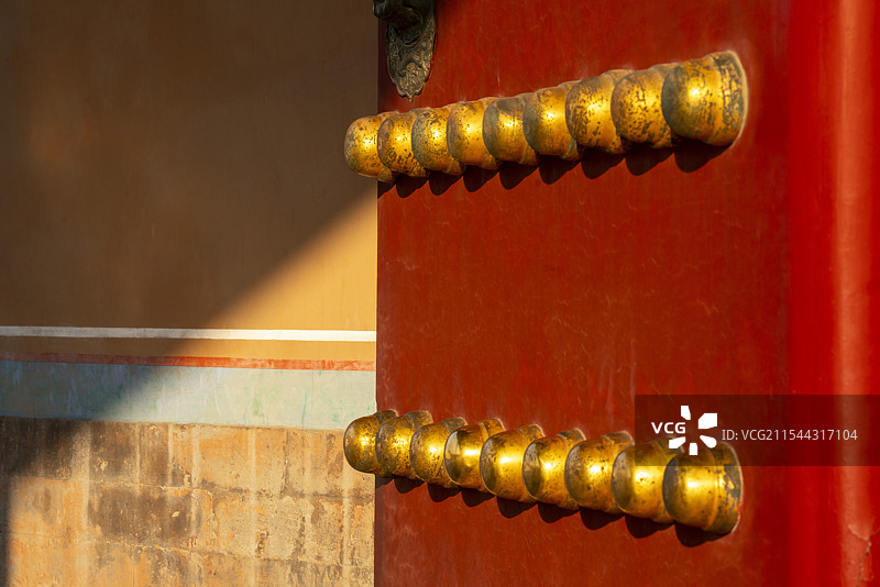 北京故宫建筑光影线条图片素材