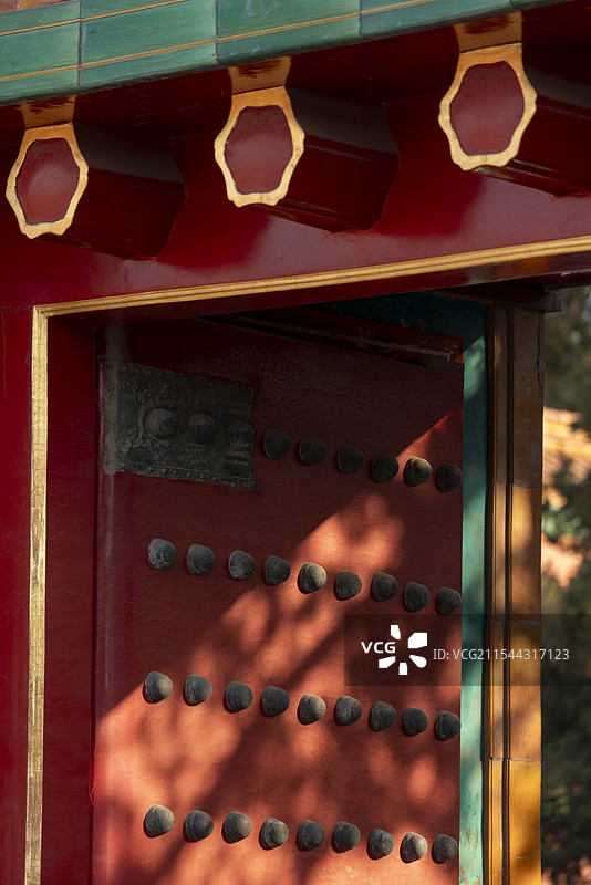 北京故宫建筑光影线条图片素材