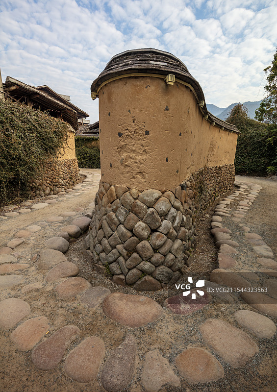 福建永泰嵩口古镇鹤形路图片素材