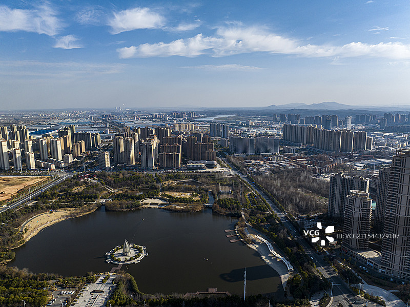 航拍湖北省随州市                          风光图片素材