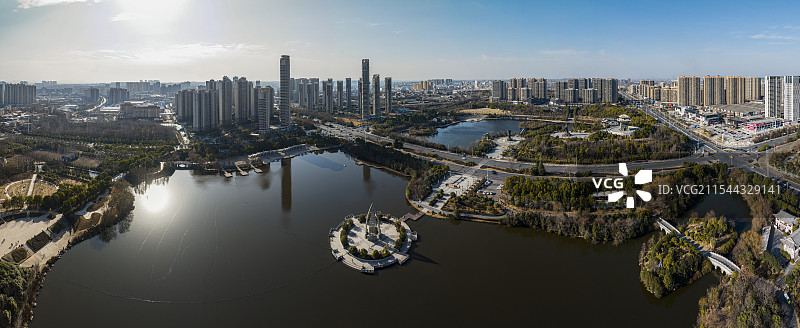 航拍湖北省随州市                          风光图片素材