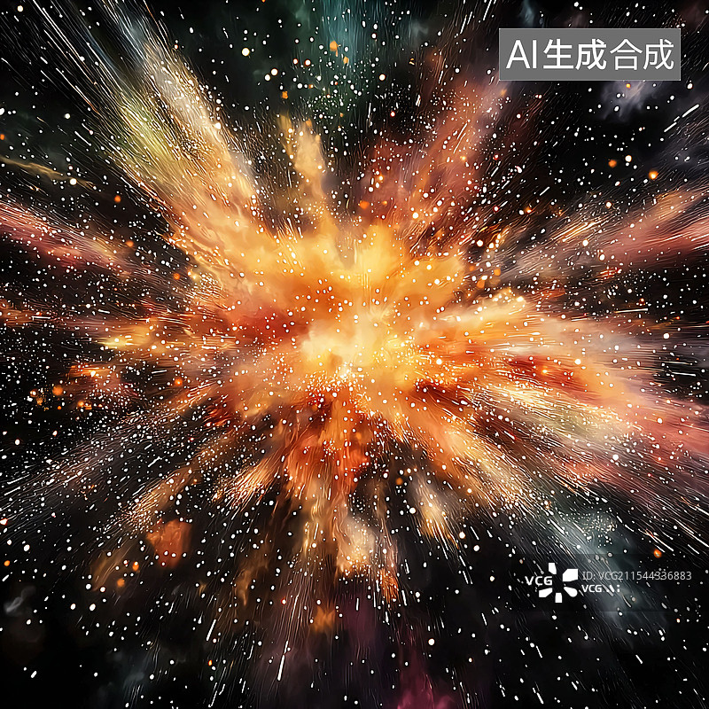 【AI数字艺术】爆炸、粉末、肌理材质、C4D图片素材