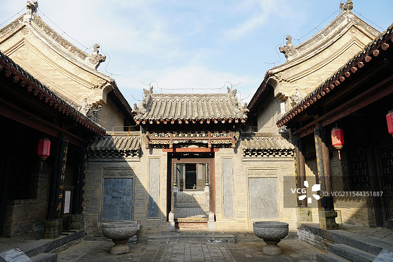 河南省郑州市巩义市，全国重点文物保护单位康百万庄园图片素材