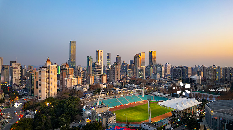 南京五台山足球场图片素材