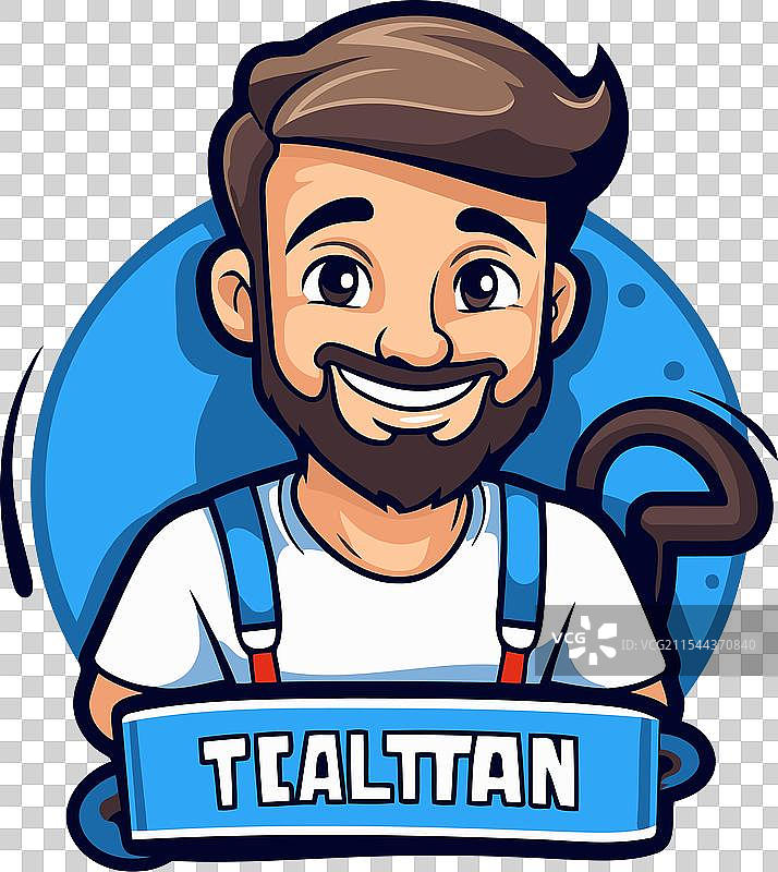 一位身穿塔林标志的塔林男子图片素材