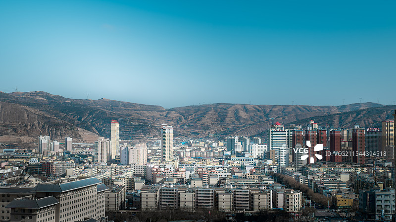 甘肃省定西市城市风光图片素材