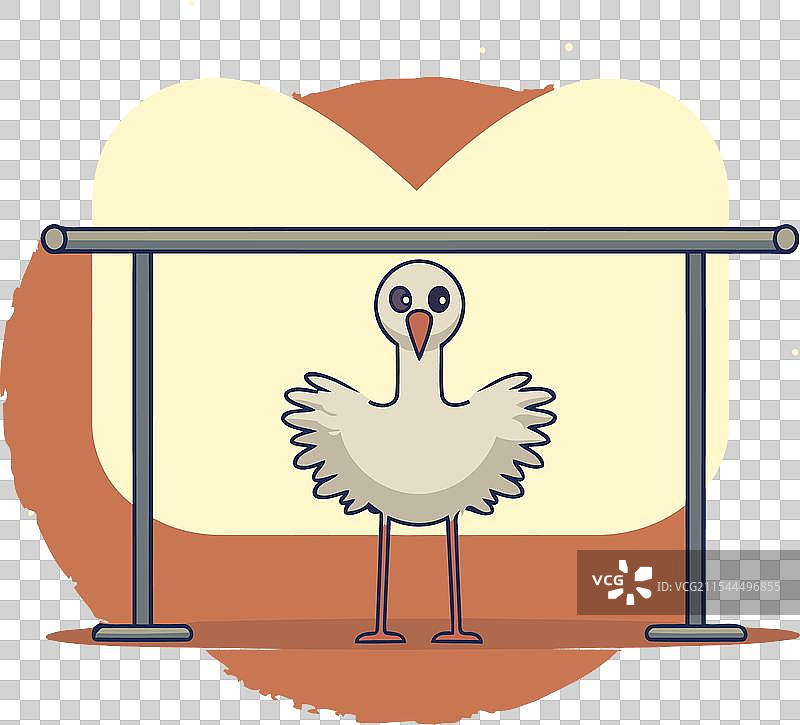 可爱的鸟儿在酒吧里带着心形图案 EPS 10图片素材