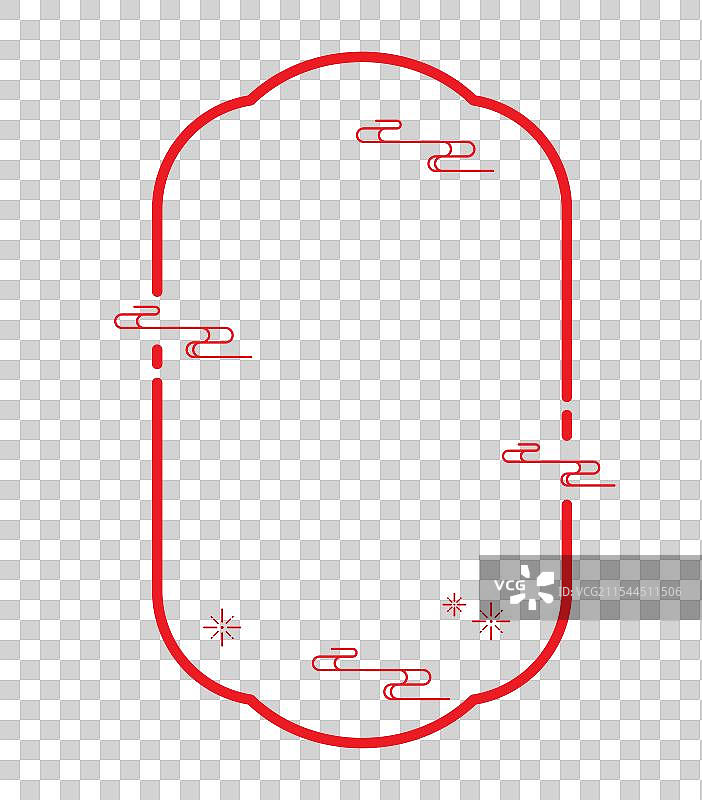 中国风边框矢量元素图片素材