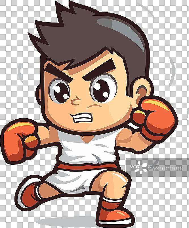 拳击手吉祥物角色 - 吉祥物设计图片素材