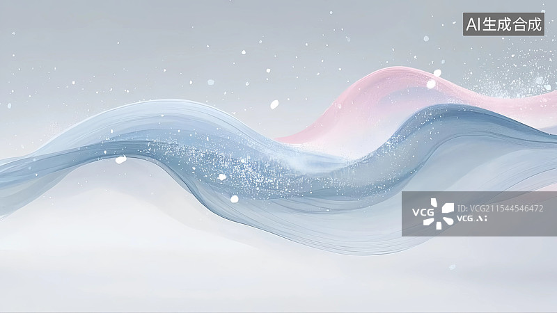 【AI数字艺术】轻柔飘逸的梦幻色彩图片素材