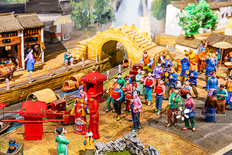 苏州虎丘塔影园民俗文化展厅图片素材