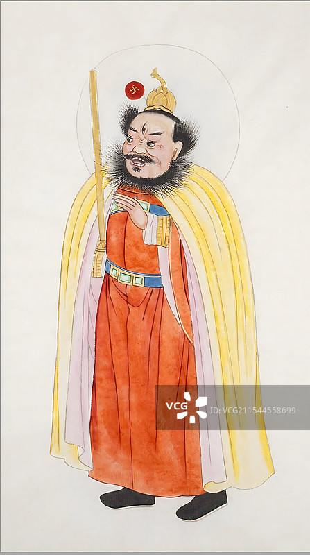 神话故事，道教，民间神仙，张天师图片素材