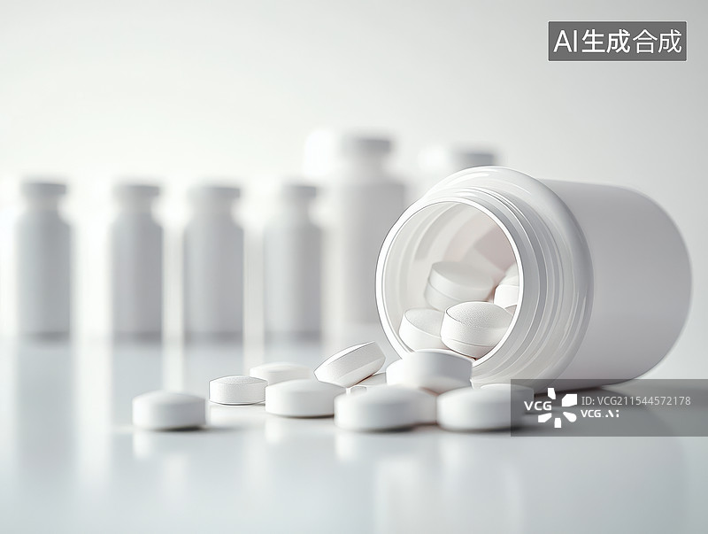 【AI数字艺术】药物药片胶囊医疗医药图片素材
