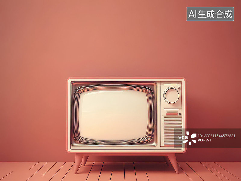 【AI数字艺术】老式电视机复古电视图片素材