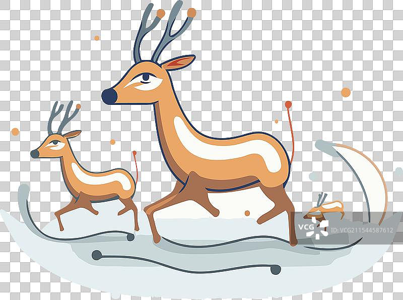 圣诞快乐和新年快乐贺卡图片素材