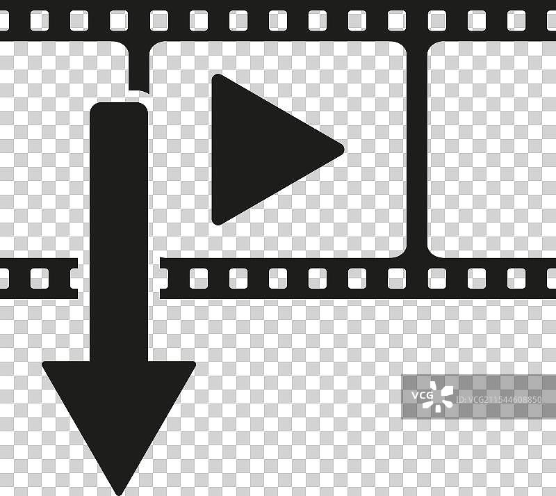 电影下载图标 影院 数字传输 播放图片素材