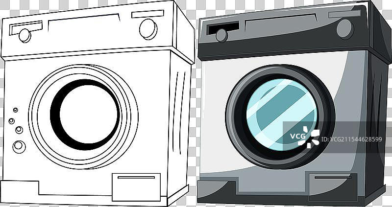 洗衣机和烘干机图片素材