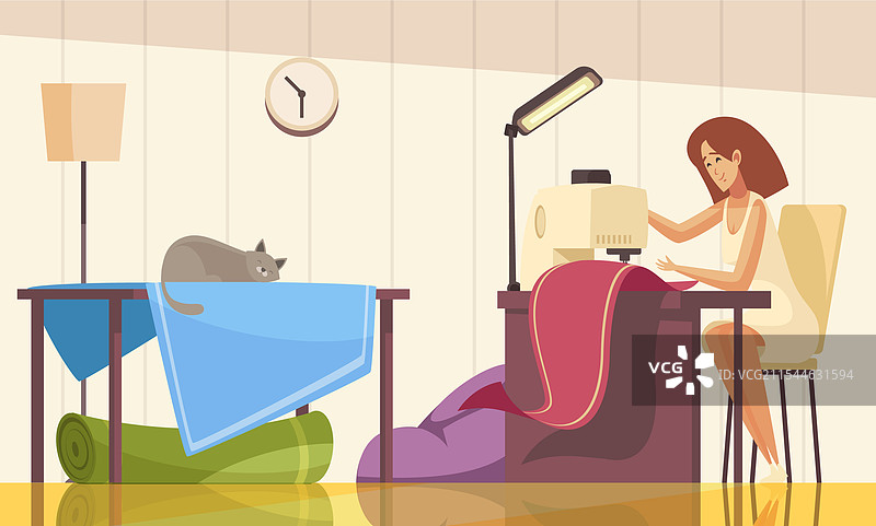 裁缝背景图片素材