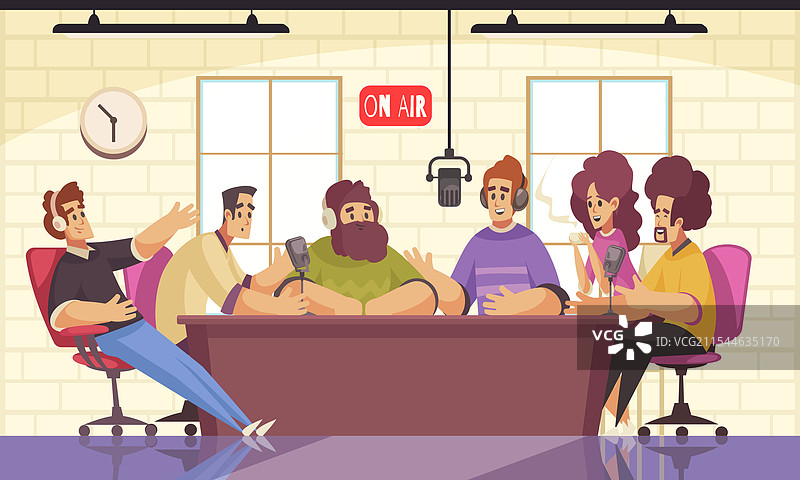 广播电台内部图片素材