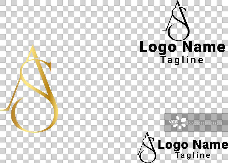 奢华字母标志设计图片素材