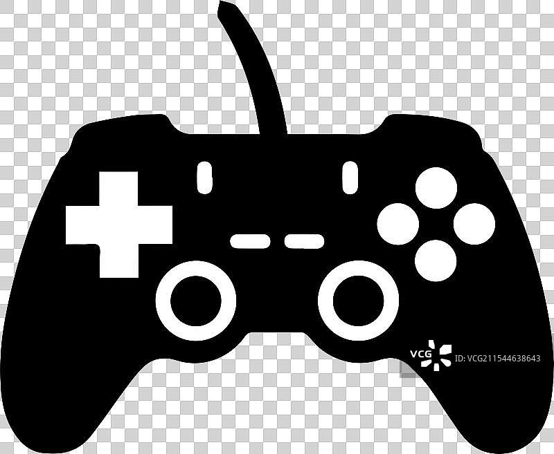 黑色游戏机轮廓 5图片素材