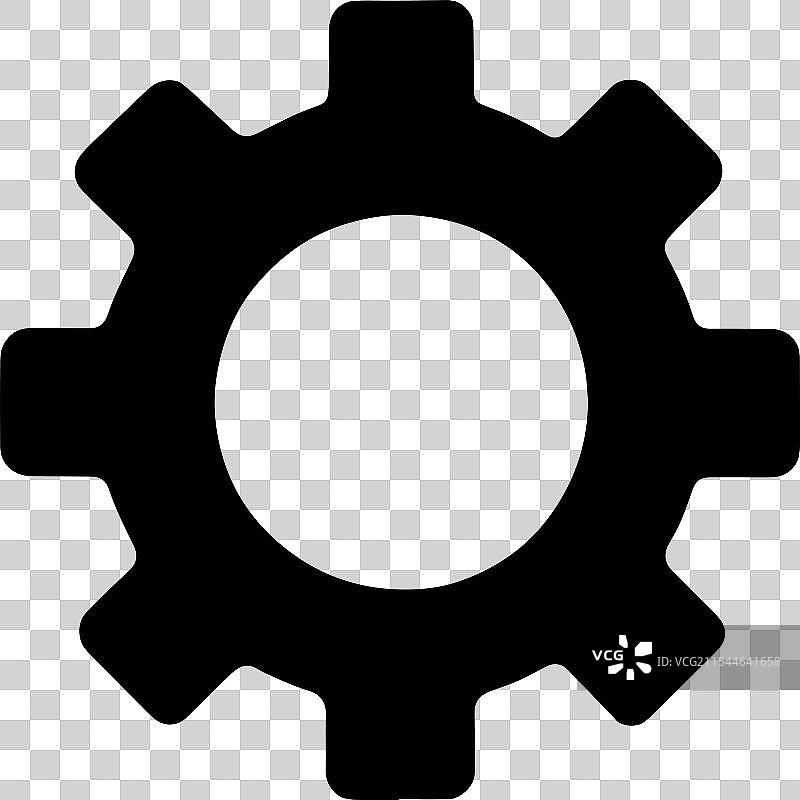 齿轮设置轮廓图片素材