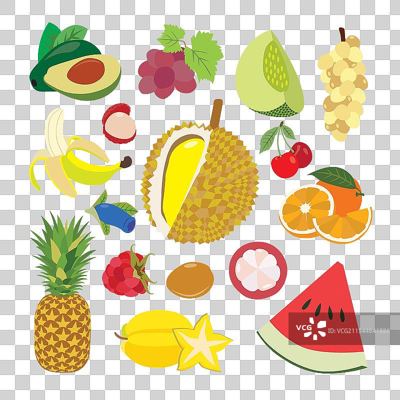 热带水果盛宴图片素材