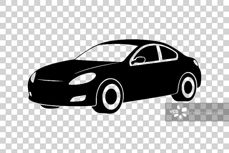 汽车轮廓艺术图片素材