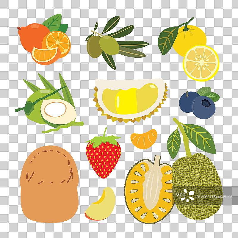 热带水果天堂图片素材