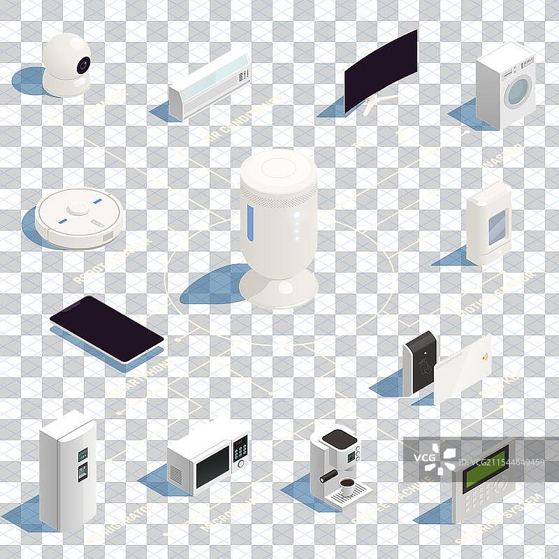 物联网等距信息图表图片素材