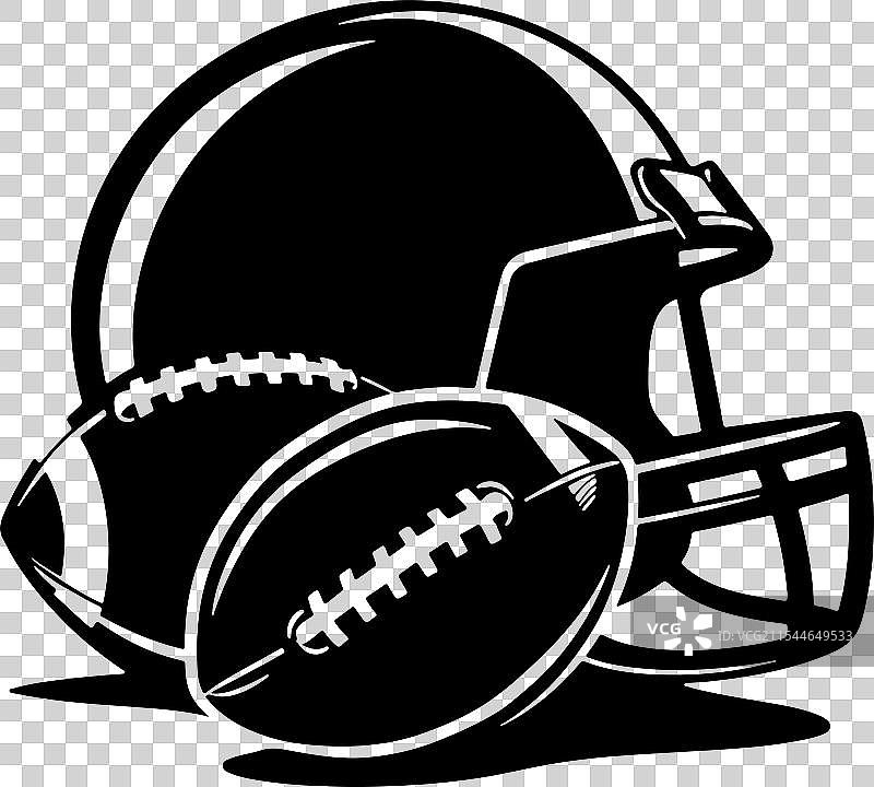 橄榄球足球剪影图片素材