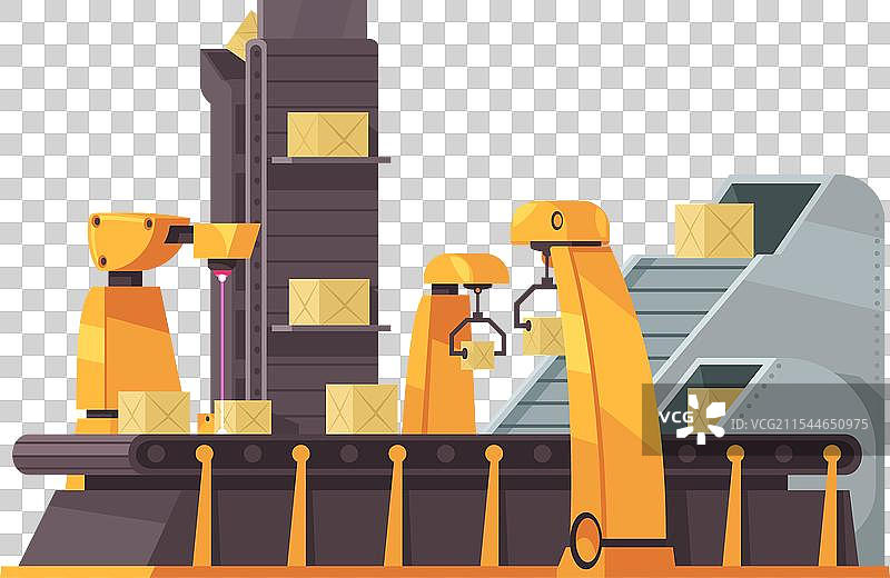 包装工厂机器图片素材