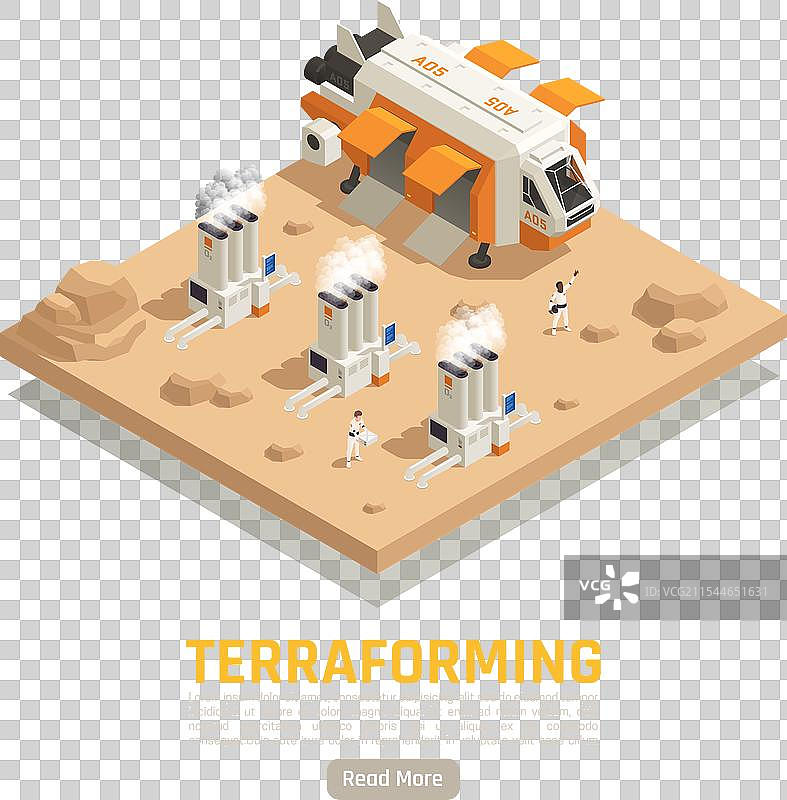 太空地球化等距背景图片素材