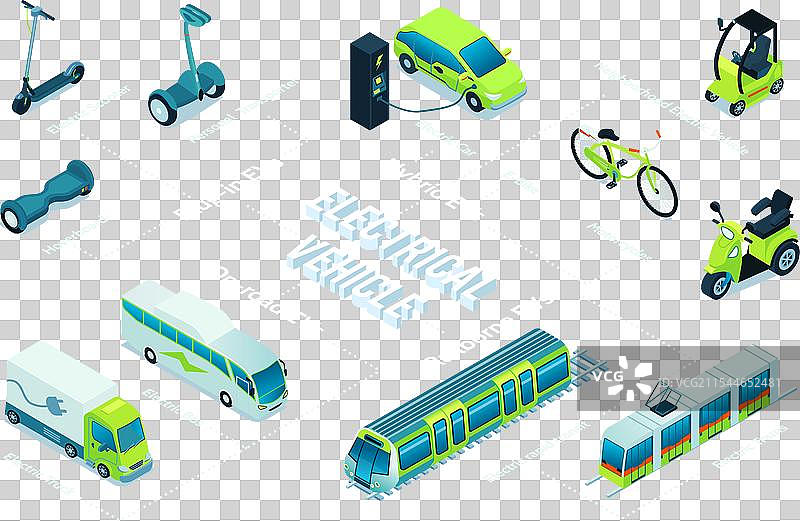 电动交通流程图图片素材