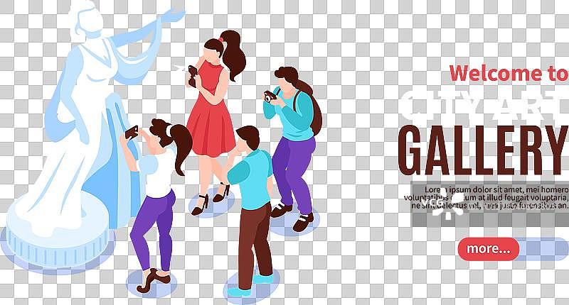 城市艺术画廊横幅图片素材