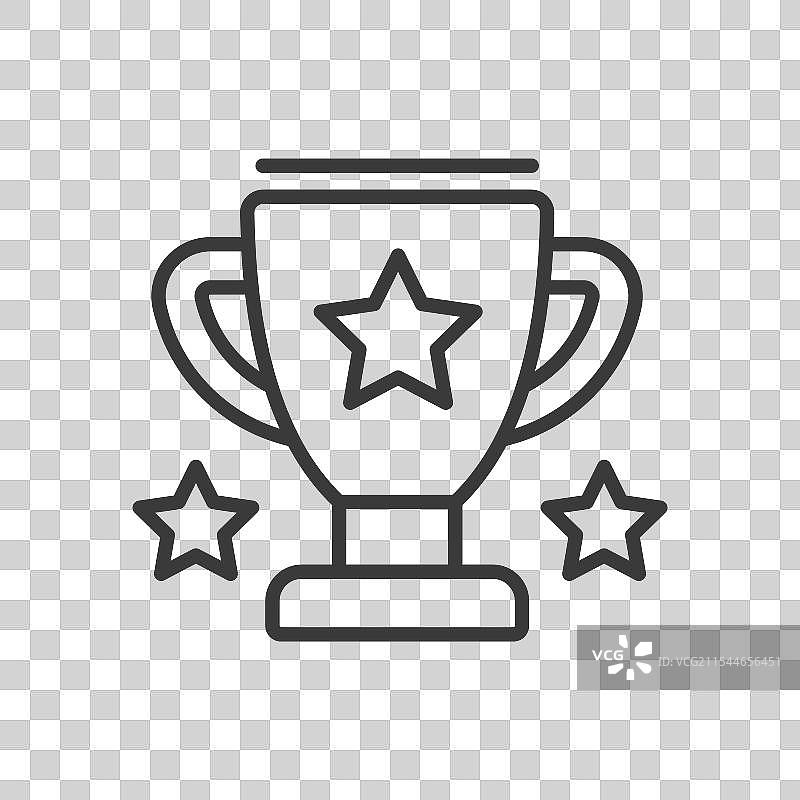 线性设计成就奖图片素材