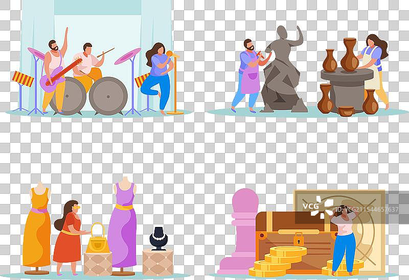 爱好平面构图系列图片素材