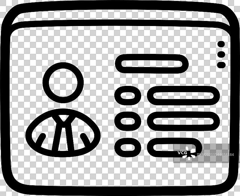 名片 - 商务和办公图标图片素材