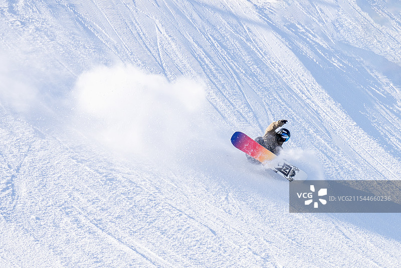 瞬间（吉林松花湖滑雪场）图片素材